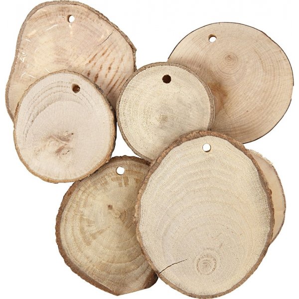 Houten planken met gaten - 25 st