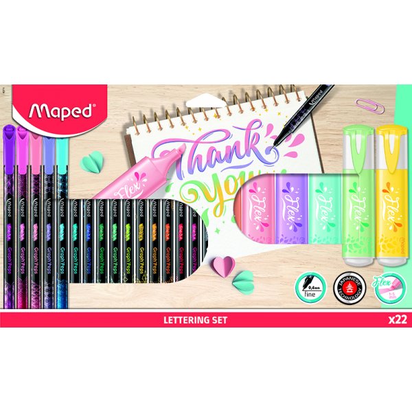 Knutselset - Maped - 22-delige kalligrafieset