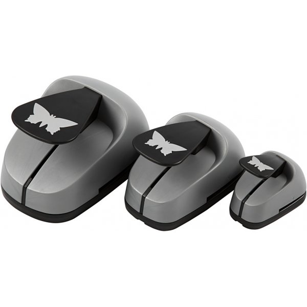 Laag-op-laag ponsen - Vlinder - 3 st Laag-op-laag ponsen - Vlinder - 3 st