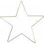 Metalen ster - goud