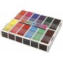 Colortime potloden - gemengde kleuren - 2 mm - 12x24 st