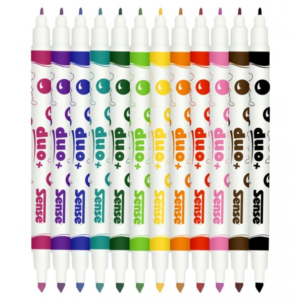 Vezelpennen Dubbele punt Sense - 12 pennen