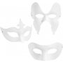 Maskers - wit - 3 x 4 st