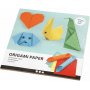 Origamipapier - gemengde kleuren - 15 x 15 cm - 5 x 10 vellen