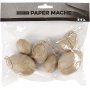 Eieren - papier-mach - 6 st