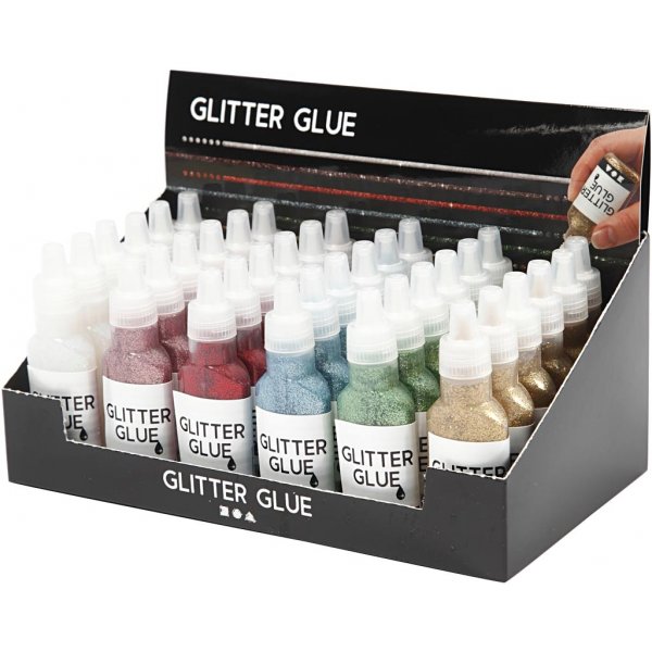 Glitterlijm - 36 x 25 ml Glitterlijm - 36 x 25 ml