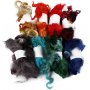 Krullende wol - gemengde kleuren - 8 x 20 g