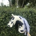 Klant imago Koedier imitatie Velboa Zwart-wit gevlekt - 150 cm