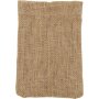 Jute zakjes - bruin - 10 x 15 cm - 4 st