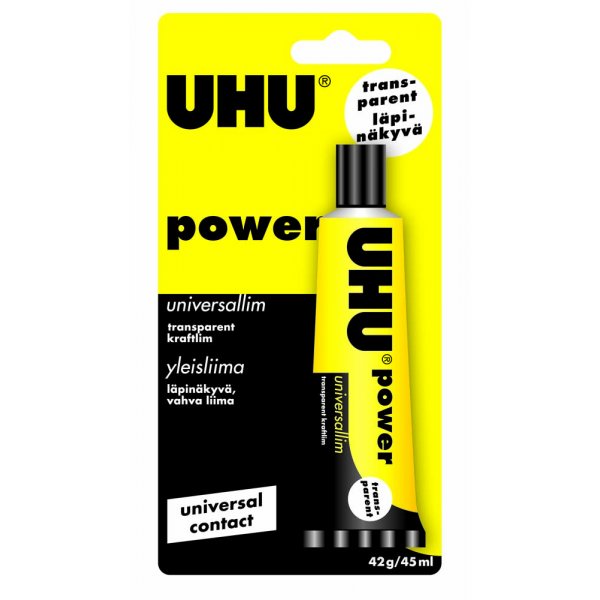 Universele lijm Power Transparant UHU - 0,42g