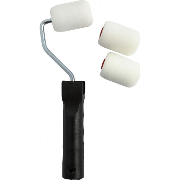 Verfrollers met handvat - B6 cm