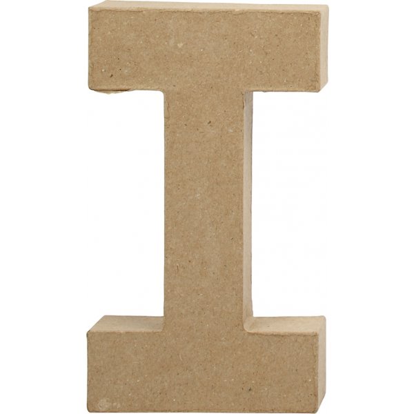 Kartonnen letter - I - 6 cm Kartonnen letter - I - 6 cm