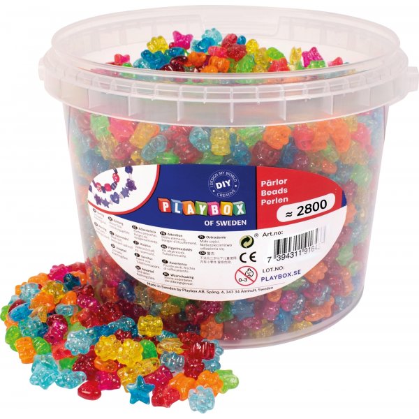 Parelmix glitter 2800 st