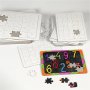Puzzel - wit - 21 x 30 cm - 10 st