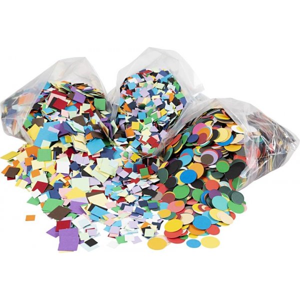 Kartonnen mozaek - gemengde kleuren - 8 x 180 gr