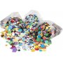 Kartonnen mozaek - gemengde kleuren - 8 x 180 gr