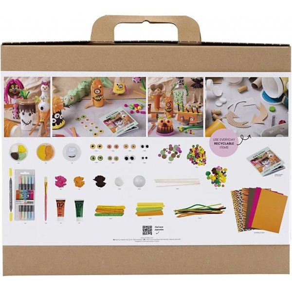 Maxi DIY Mix Grappige Monsters, gemengde kleuren Maxi DIY Mix Grappige Monsters, gemengde kleuren