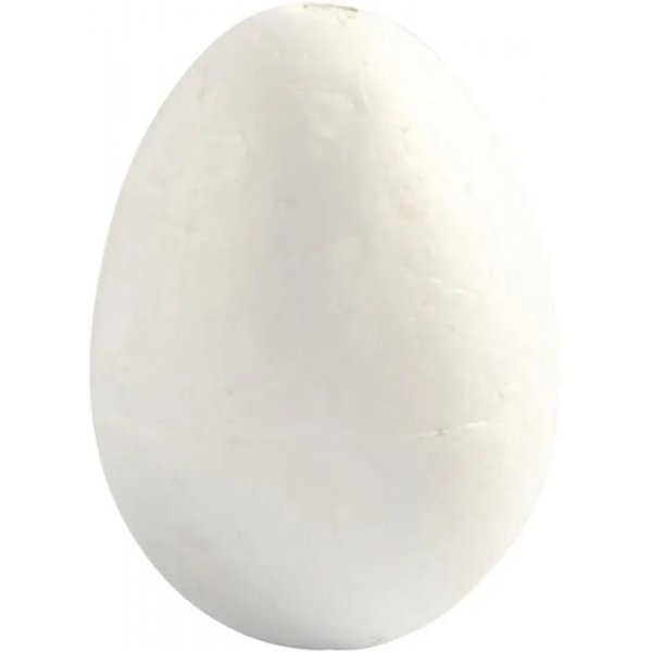 Frigolit eieren - Wit - H6 cm - 5 st