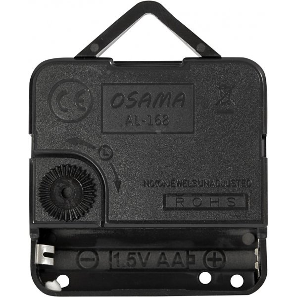 Uurwerk - 10 mm - zwart