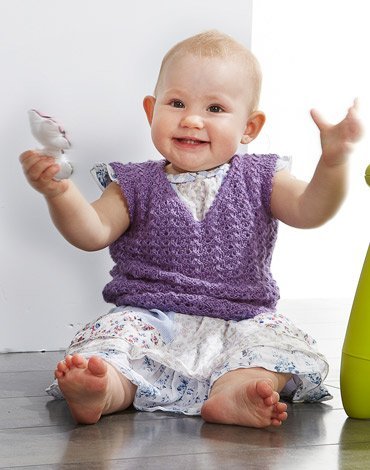 Breipatroon - Patroon gebreide slipover, vest en jurk