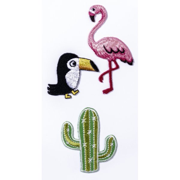 Textielstickers - Exotisch