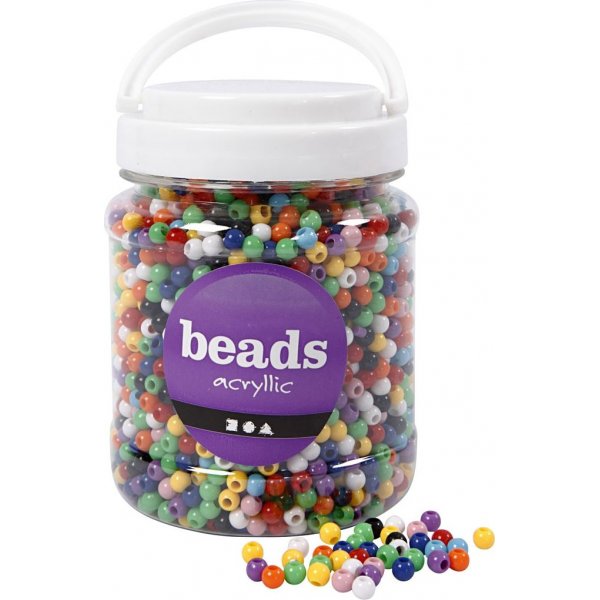 Congo mix - gemengde kleuren - 6 mm - 700 ml