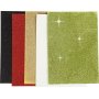 Decoratief rubber - gemengde kleuren - A5 - 5 st