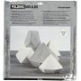 Mallen - transparant - geometrische vormen - 5 st