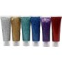 Eulenspiegel Glittergel - gemengde kleuren - 6 x 18 ml