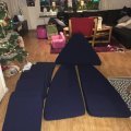 Klant imago Mode- of decostof universeel Marineblauw - 150 cm