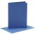 Kaarten en enveloppen - blauw 10,5 x 15 cm 6 sets Kaarten en enveloppen - blauw 10,5 x 15 cm 6 sets