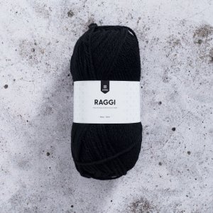 Raggi 100g - Zwart Raggi 100g - Zwart