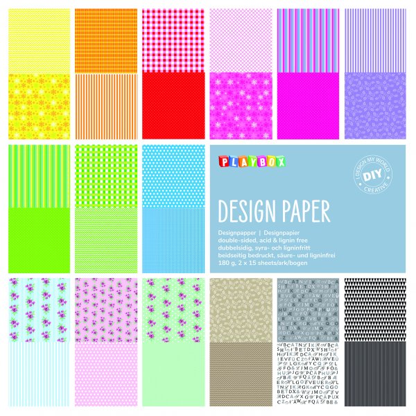 Patroonzuurvrij papier in blokken Patroonzuurvrij papier in blokken