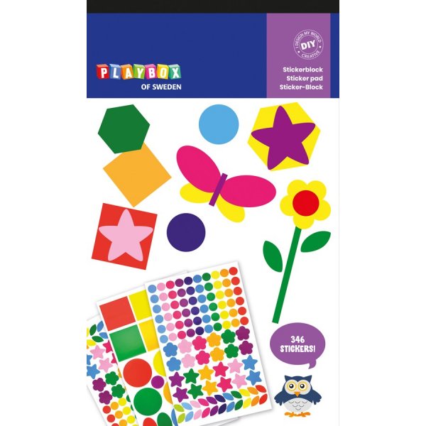 Plakboek met stickers