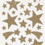 Glitterstickers - goud - sterren - 2 vellen
