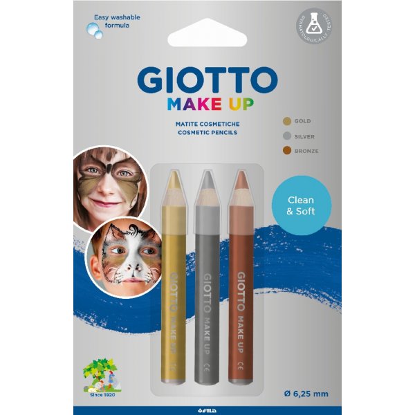 Make-up potlood Giotto 3-pack - Metallic