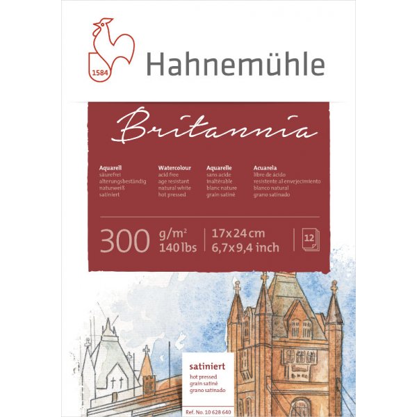 Aquarelblok Britannia 300g Heetgeperst