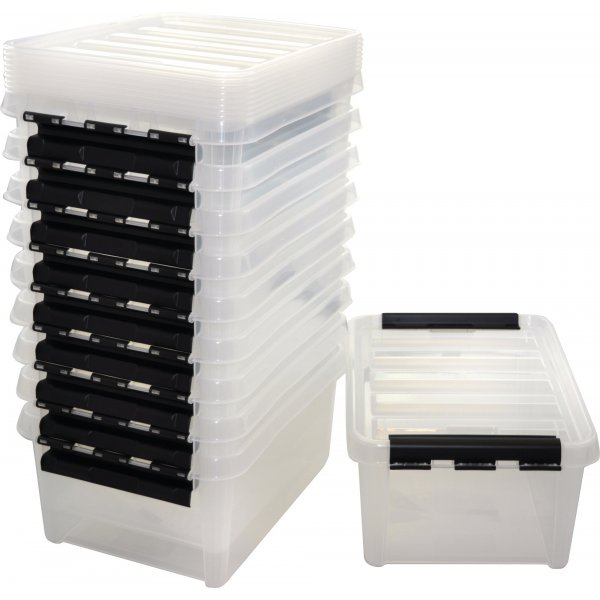Bak met deksel - 8 l - 10-pack