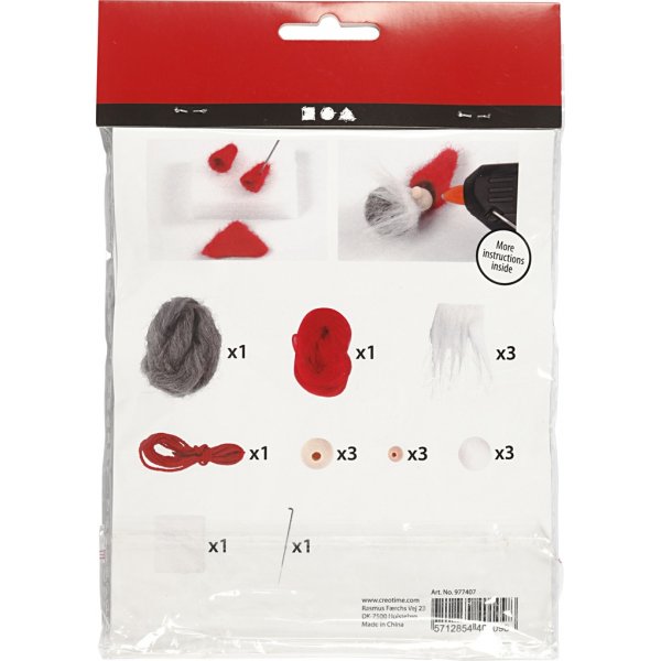 Mini DIY Kit - Kerstmannen aan een touwtje