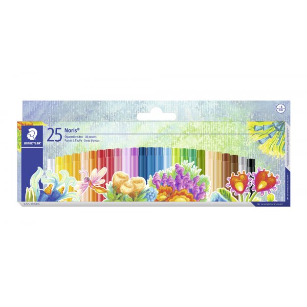 Oliepastelkrijtjes Noris 8 mm - 25 kleurpotloden