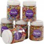 Parelmix - gemengde kleuren - 6 x 700 ml
