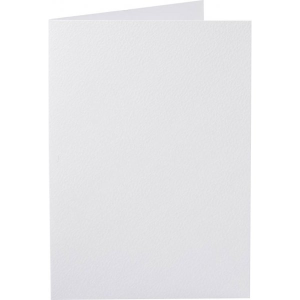 Kaart - wit - 10,5 x 15 cm - 10 st