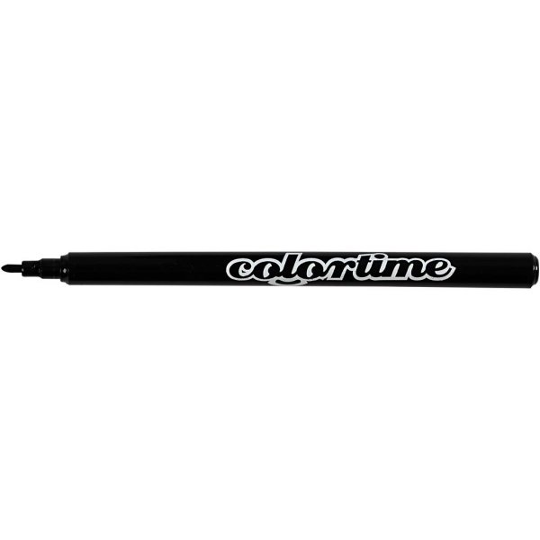 Colortime potloden - zwart - 2 mm - 18 st Colortime potloden - zwart - 2 mm - 18 st