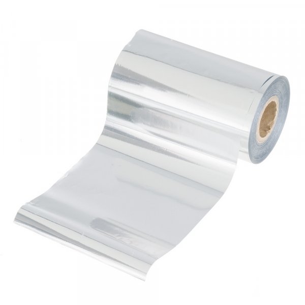 Transferfolie 10 cm x 122 m - zilver
