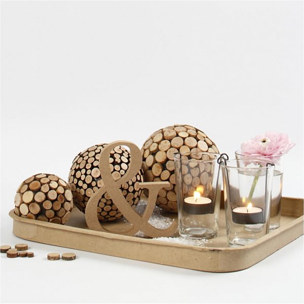 Houten bordje - &