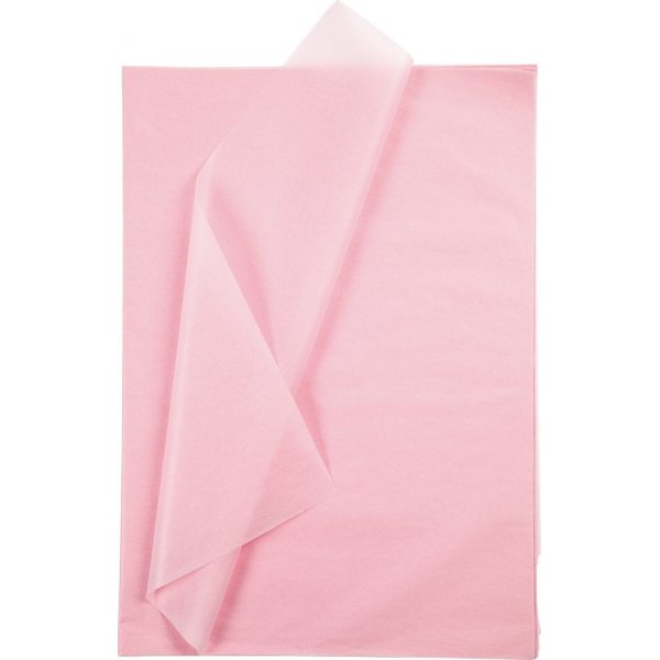 Vloeipapier - lichtroze - 50 x 70 cm - 14 gr - 25 vellen