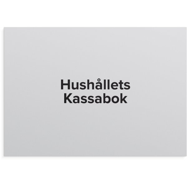 Huishoudkasboek - A4L