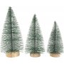 Miniatuur dennenbomen - 3 st