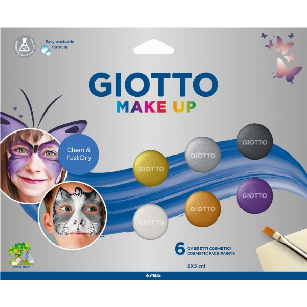 Schmink Giotto 6x5 ml - Metallic