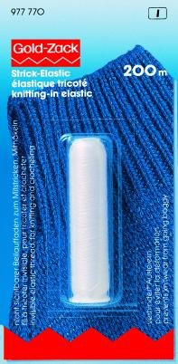 Elastiek voor inbrengen transparant 200 m